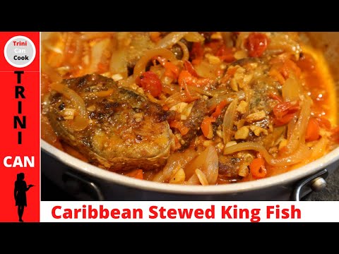 This STEW KING FISH recipe is so tasty!- Caribbean Style