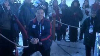 Jimmy Fallon Matt Lauer Snowball fight, Olympics Today Show
