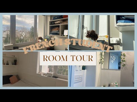 MY STUDENT DORM IN FRANCE - 9m2 ROOM TOUR -