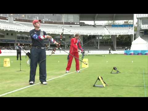 Maxim Kunda v Joe Fanchin – recurve men’s 2nd round | London 2012 Olympic Test Event