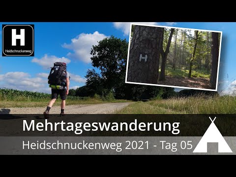 Heidschnuckenweg 2021 - Tag 05 - Von Soltau bis Bispingen (20,9Km) 🇭 | Mehrtageswanderung