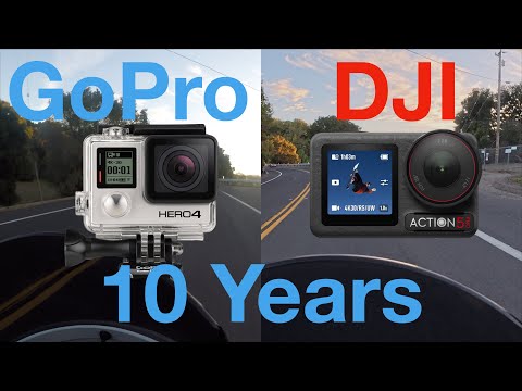 GoPro Hero4 in 2025?! DJI Action 5 Pro Motorcycle POV Comparison
