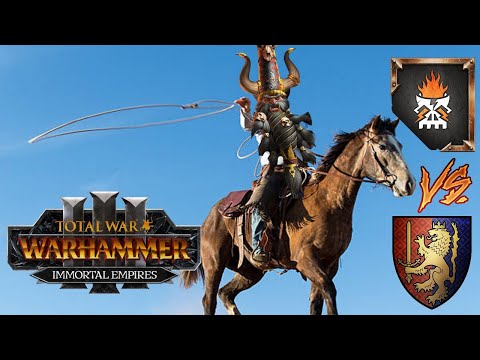 ZHATAN ON THE HUNT! Chaos Dwarfs vs Bretonnia - Total War Warhammer 3