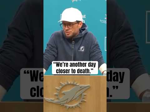 Great morning for Mike McDaniel 😅