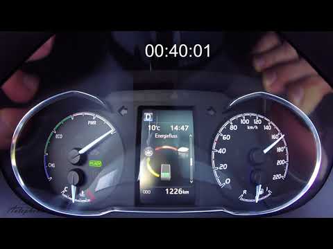 2017 Toyota Yaris Hybrid (74 kW / 100 PS): Beschleunigung 0 - 160 km/h - Autophorie