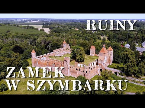 Zamek w Szymbarku XIV w. - ruiny