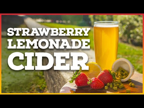 HOPPY STRAWBERRY LEMONADE Hard Cider 🍓🍋