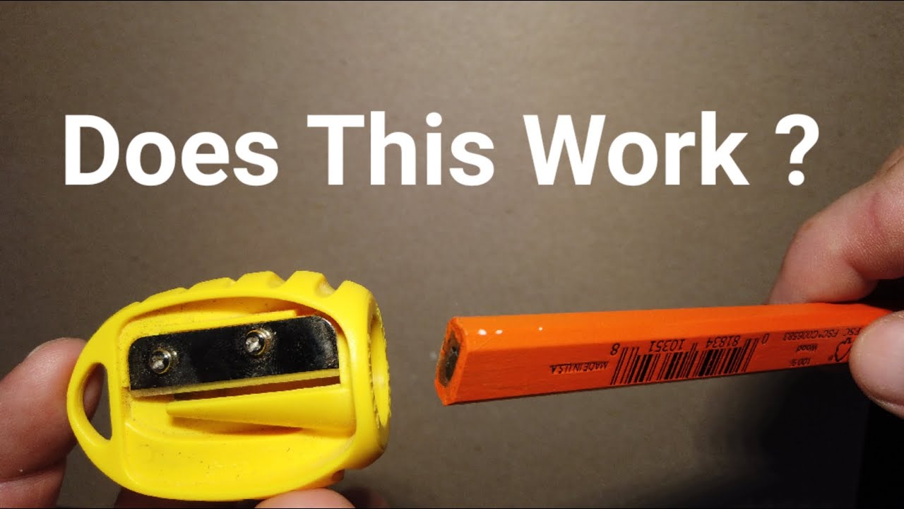 Carpenter Pencil Sharpener