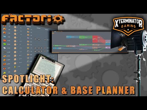 Factorio Calculator / Base Planner Spotlight & Tutorial