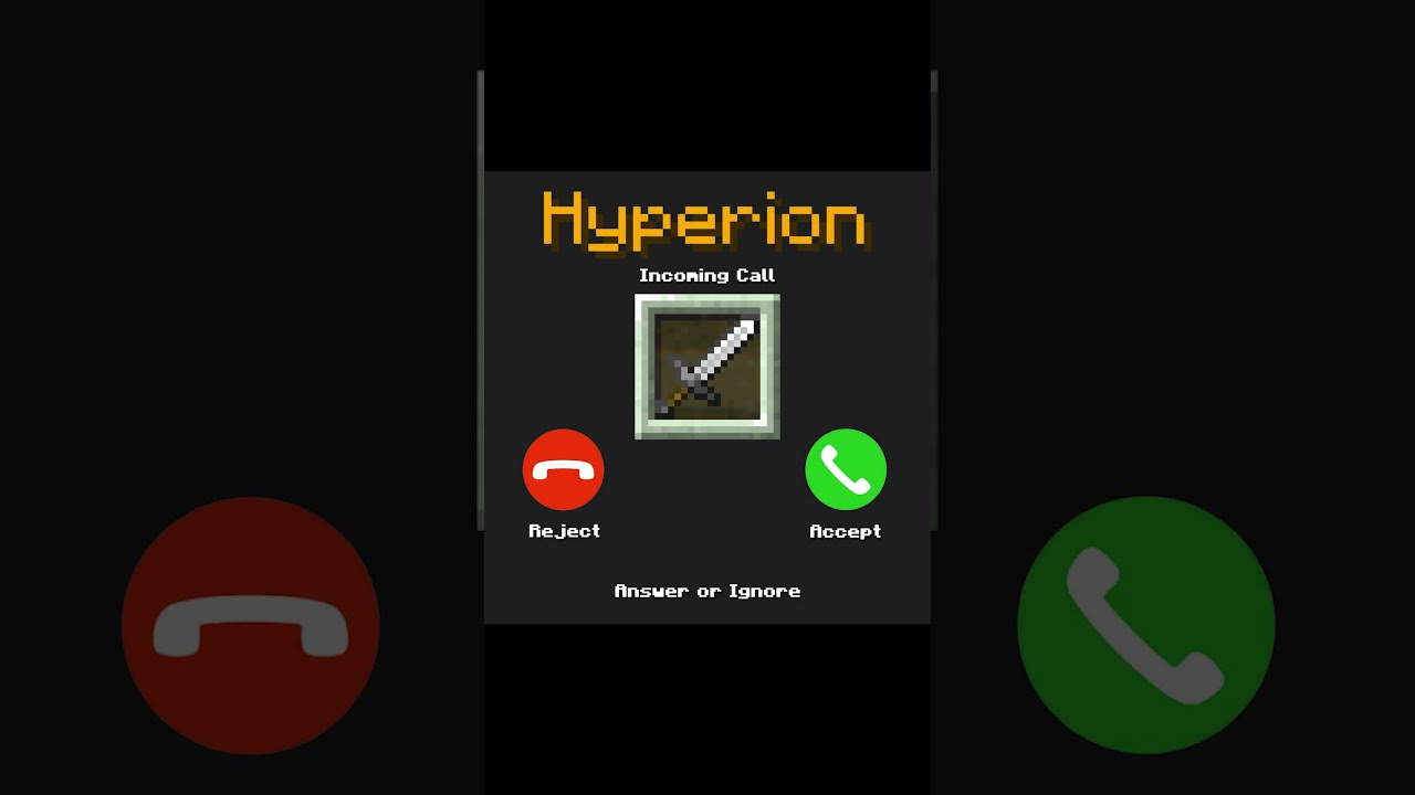 are you accepting the call? 📞   #hypixel #hypixelskyblock #minecraft #skyblock #Hyperion