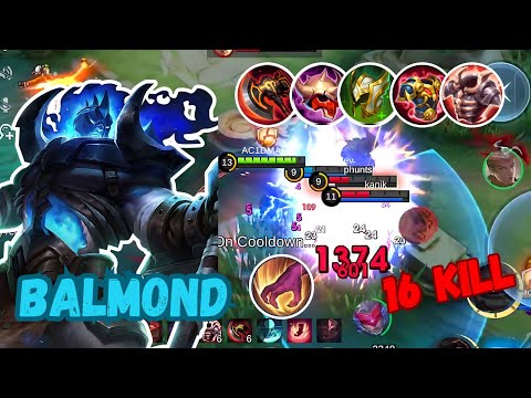 BALMOND JUNGLE HYPER TANK BUILD 2024! MOBILE LEGENDS - MLBB