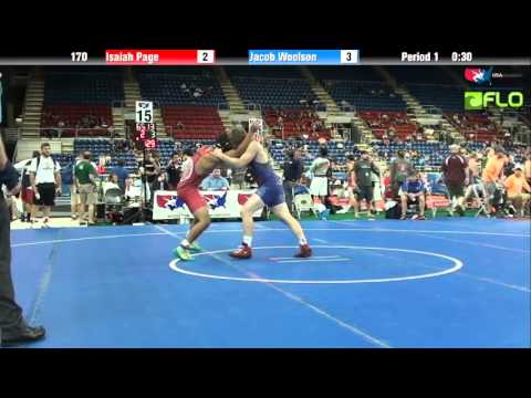 Cadet 170 - Isaiah Page (Oklahoma) vs. Jacob Woolson (New York)