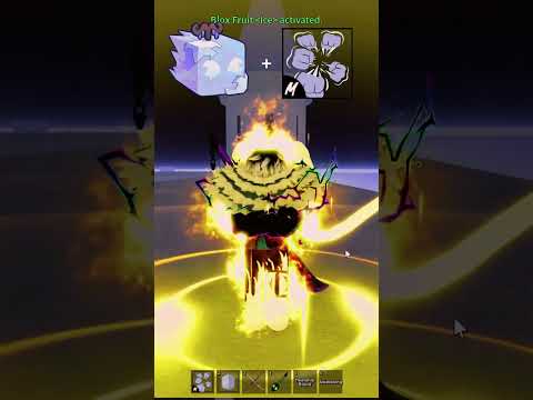 The best combo with ice and superhuman  #roblox #bloxfruits#shorts #superhuman #ice #combo  #games