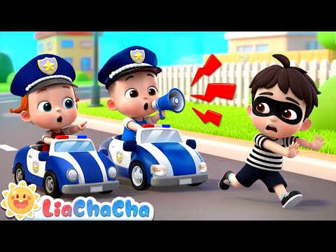 Wee-woo Police Patrol Team🚓 | EP217 | Police Officer Song | Nursery Rhymes & Kids Songs | LiaChaCha