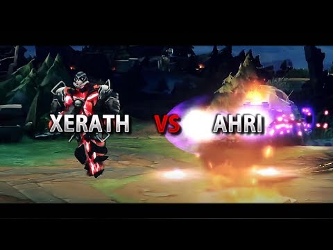 Xerath vs Ahri Mid Lane Gameplay Commentary - League of Legends Season 7