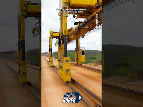 Obras da #ferrovia #transnordestina em #piquetcarneiro #ceará #viral #fy #shorts #nordeste #fypシ