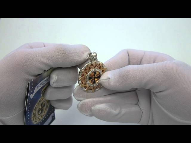 Серебряный кулон "Звезда Эрцгаммы" ксх10 Видеообзор