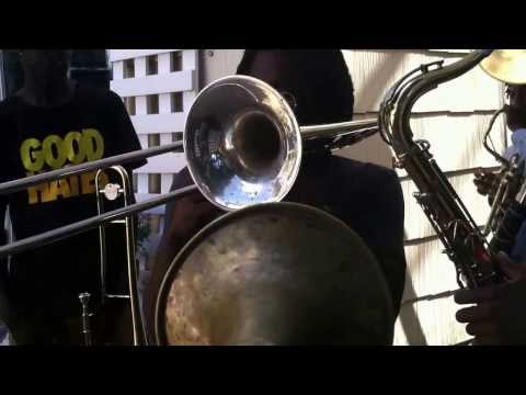 Playing Chameleon with the Hot Gumbo Brass Band