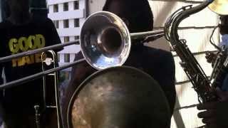 Playing Chameleon with the Hot Gumbo Brass Band