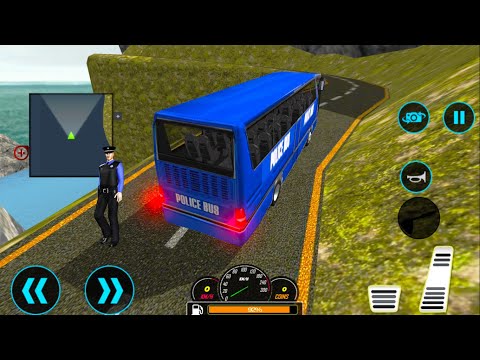 US Police Bus Mountain Driving Simulator - Android Gameplay