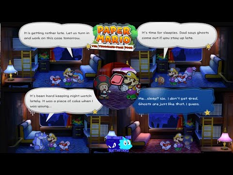 Paper Mario: TTYD (Switch): Talking To NPCs In Night 1 of The Excess Express After Ghost T. Case