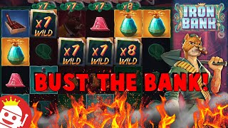 😱 ABSOLUTELY INSANE WIN ON RELAX GAMING'S IRON BANK SLOT