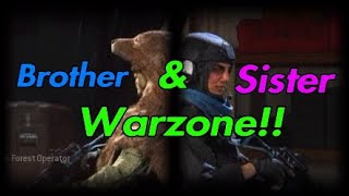 Brother &amp; Sister In The Warzone!-Warzone Duo Gameplay