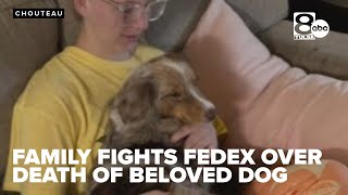 Chouteau family fights FedEx over death of beloved dog