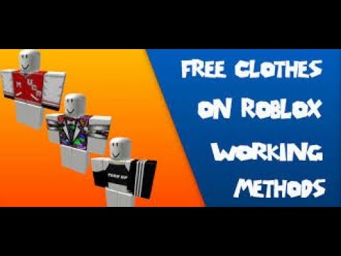 How to get clothes free in roblox