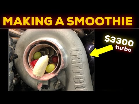 Destroying a $3300 Garrett Turbo Making a Smoothie