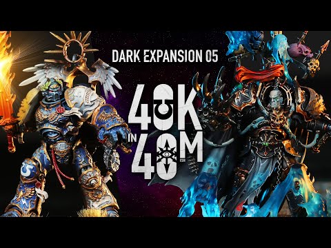 Abaddon vs Guilliman. Black Legion in the Dark Expansion Ep 5. Warhammer 40k in 40m