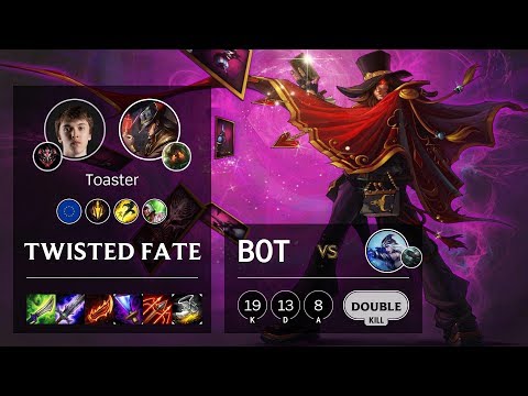 Twisted Fate Bot vs Ashe - EUW Grandmaster Patch 10.4