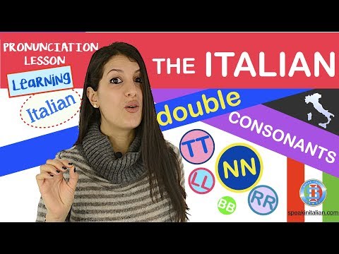 The Italian Double Consonants... reading session