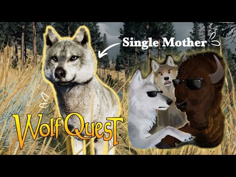 Can this Single Mother Ironwolf Survive In WolfQuest? | Single Mother Challenge Ep 1
