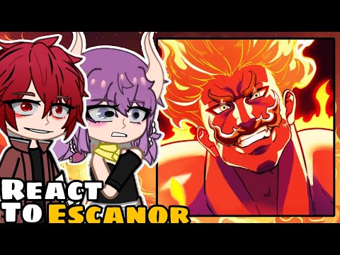 Sousou no Frieren React to Escanor || Gacha react 🇺🇸 🇧🇷