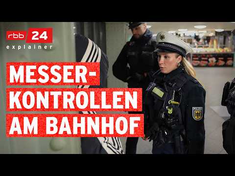 Waffenkontrollen mit der Bundespolizei: Was bringts? | rbb24 explainer
