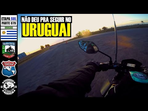 SUL 079: De 18 DE JULIO, ROCHA no URUGUAI até CEBOLLATÍ, ROCHA no URUGUAI, Viagem de FACTOR 150cc