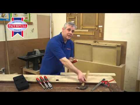 XMS15CHISEL4 - Faithfull 4 Piece Chisel Set with Storage Wallet - CHISEL4