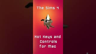 The Sims 4🍎Cheats, hot keys & controls for Mac🍎