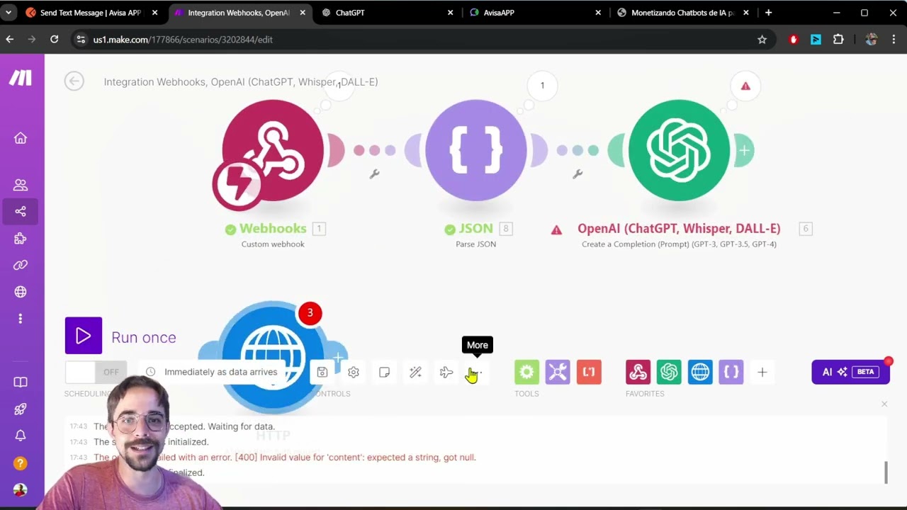 Seu primeiro Chatbot | Como Conectar API de WhatsApp no Make.com (Aula 2/6)