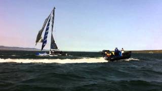 preview picture of video 'M2 Team Work capsize (chavirage) near Hermance'