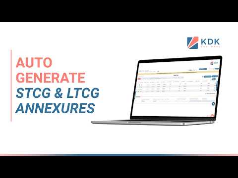Capital Gains Annexure Ready tutorial thumbnail