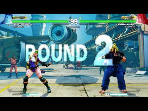 SFV MaxWeaponage (Ken) vs MajinTenshinhan (Cammy)