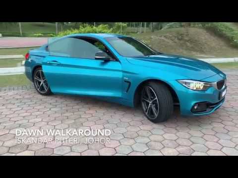 2019 BMW 4 Series 420i Coupe Sports LCI F32 by BMW Malaysia - Snapper Rocks Blue
