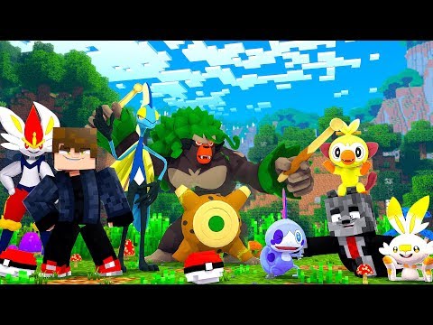 TODOS os POKÉMON INICIAL de GALAR e SHINY do PIXELMON no MINECRAFT