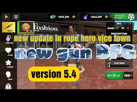 Rope hero vice town new update ver 5.4