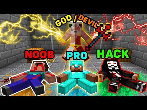 Sofia - Minecraft NOOB vs PRO vs HACKER vs GOD: GOD REJOINED WITH DEVIL! in Minecraft Animation