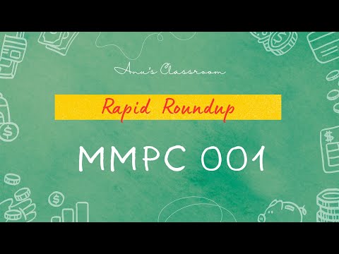 MMPC 001 - Management Functions and Organizational Processes | Rapid Roundup | All 14 Units