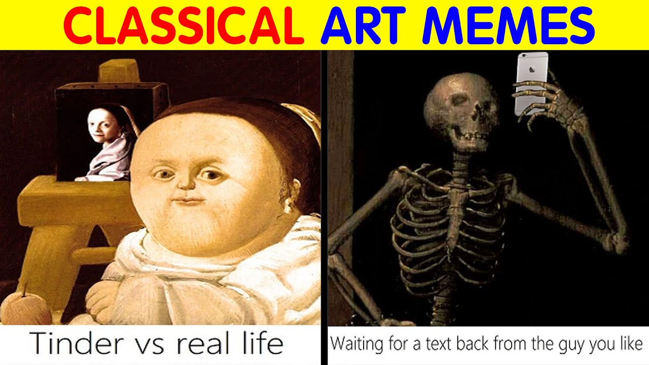 Hilarious Classical Art Memes That Deserve A Museum Of Their Own|| video compilation #57