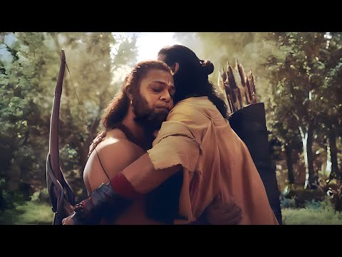 Hanuman meet rama original high quality bgm ❤️ adipurush latest telugu movie .